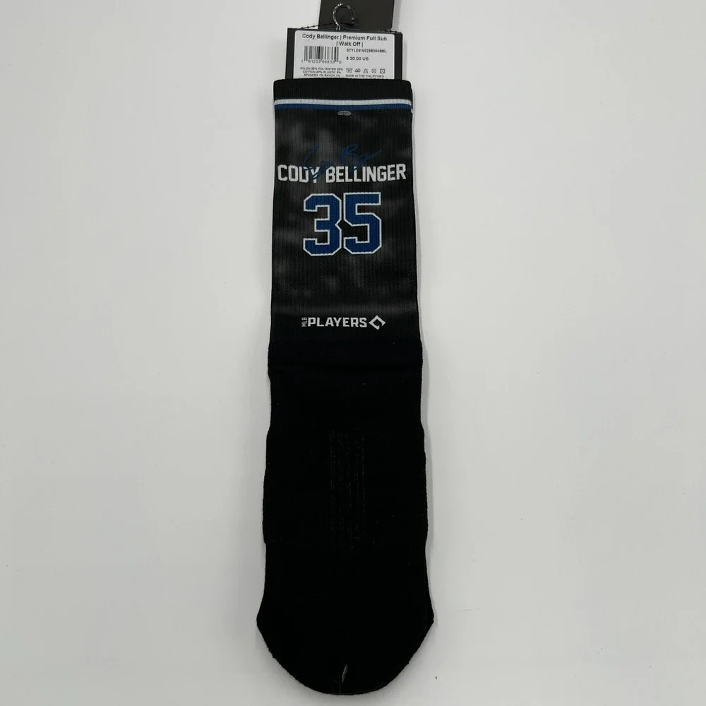Strideline Cody Bellinger Los Angeles Dodgers MLB Premium Sub‎ Crew Socks NEW